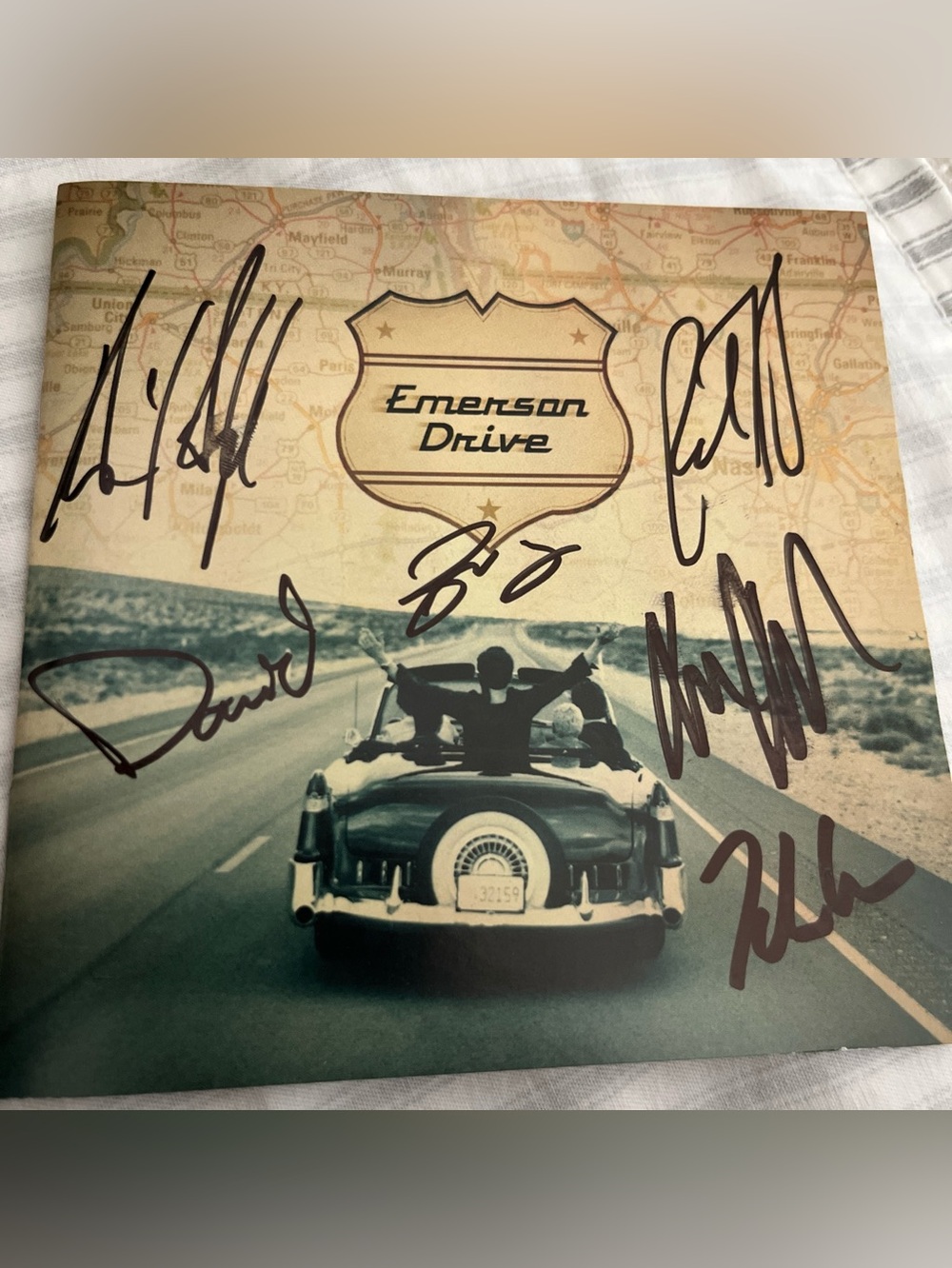 Emerson Drive - Liner Notes / Lyrics Booklet Emerson Drive - All 6 Autographs